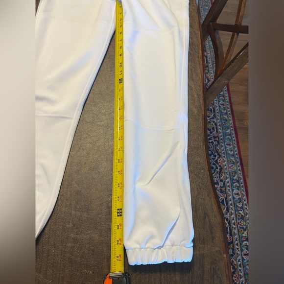 Easton Pro Plus pro+ Baseball Pants XS A164608 white Elastic Bottoms NWT - Picture 2 of 8